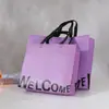 Tienda para Mamás y Bebés Bolsas Tote de Tela No Tejida para Niños para Ropa, Bolsas Grandes y Pequeñas, Empaque de Dibujos Animados, Bolsas de Regalo Ecológicas, Hechas a Medida