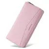 Nuevo monedero largo para mujer, clutch con cremallera, piel suave, moderno, adecuado para estudiantes, monedero para monedas, funda para teléfono, bolsa de almacenamiento transfronteriza