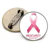 Amazon Insignia Pin Cinta Rosa Logo Pecho Cuidado Salud Femenina Pin Insignia Retro Joyería