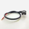 Linha de cotovelo de carregamento de veículo elétrico linha de conexão de plugue de dois pinos linha de extensão de núcleo de cobre linha do motor acessórios do circuito