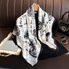Novo lenço de Camélia seda twill lenço quadrado grande lenço de sol para viagem lenço decorativo 90cm lenço estilo Chanel