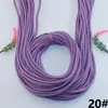 Cuerda Trenzada de Núcleo Bicolor Vertical de 5 mm Correa Cruzada de Moda Cuerda Decorativa Cordón para Cintura de Ropa Longitud Ajustable