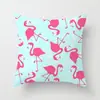 Fábrica multi-especificação imitação super macio criativo desenho animado flamingo fronha quarto estudo almofada de apoio para cintura capa