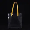 Saco de presente a laser transparente plástico saco de armazenamento de compras transparente atacado PVC saco mágico fabricação de logotipo