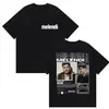 Rapper Melendi Tour 2025 Merch del Álbum Camiseta para Hombre Vintage Gótica de Algodón Y2K para Hombre