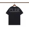 Minha Marca Trendy T-Shirt de Manga Curta Gola Redonda Bordado Gráfico Frontal Unissex Masculina Meia-Manga Verão [Corte Solto]