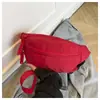 Bolsa Pequena de Nylon Estilo Coreano Simples para Mulheres 2026 Novo Modelo Bolsa de Ombro Texturizada para Axila Bolsa de Peito Bolsa Transversal Pequena de Cintura