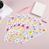 Adesivos Infantis Manual DIY Decoração Desenho Animado Diabinho Papel Sintético Autoadesivo Adesivos Coloridos Adesivos para Manual com Verso Adesivo