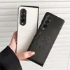 Funda protectora adecuada para teléfono móvil de pantalla plegable Samsung Fold W20 Caricatura europea y americana linda creativa de cuero f9000