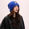 Mostrar cara pequeña ~ Versión coreana de sombrero de lana de tela de circunferencia de cabeza grande para niños otoño e invierno sombrero de punto versátil cálido grueso sombrero para el frío