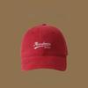 Gorra de béisbol de otoño e invierno con letras bordadas cepilladas de alta calidad para mujer, estilo coreano, suave, informal, para exteriores, a prueba de sol, para hombre