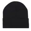 Gorro de Punto de Invierno con Bordado de Parche, Gorro Cálido de Lana con Logo, Gorro Grueso de Publicidad Estilo Coreano con Logo Bordado