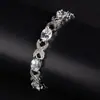 Pulsera de Moda Transfronteriza con Forma de Huevo Estilo Coreano Tendencia con Circonita AAA de Alta Gama, Disponible en Múltiples Colores, Elegante Joyería para Mujer