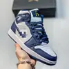 Zapatillas Deportivas Retro de Baloncesto Aj1 de Caña Media de Alta Calidad para Hombres y Mujeres, Amortiguadoras, Transpirables, Versátiles y Cómodas Jordan 1