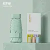 Guarda-chuva de Bolso Mini Compacto Portátil Mais Vendido Guarda-chuva Dobrável de Seis Dobras Proteção Solar UV Guarda-sol Guarda-chuva Feminino de Alto Padrão
