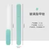 Tiras para Polir Unhas Atacado Lixa de Unha de Vidro Cristal Manicure Polimento Ferramentas de Manicure Tiras de Polimento de Vidro Jateado Dupla Face
