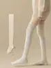 Calcetines hasta la rodilla para niños calcetines de verano finos de boca ancha calcetines de confinamiento para mujeres embarazadas calcetines largos de felpa a prueba de viento para muslos calcetines altos de algodón