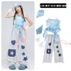 Ropa de Jazz para Niñas Verano Conjunto de Baile con Tirantes y Mostrando el Abdomen para Niñas Atuendo de Jazz para Actuación de Niñas