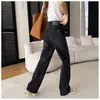 Essencial nesta estação~calça jeans branca de perna justa para mulheres, novo estilo outono 2026, perna reta, corte solto, modeladora, calça de perna larga comprida