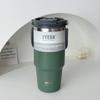 Taza de vacío Taishuo con asa para mujer, gran capacidad, taza de café de acero inoxidable, taza de agua para coche, taza de aspecto atractivo para hombres y niñas