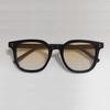 Nuevas Gafas de Sol Degradadas para Mujer Vintage Cuadradas Atardecer Rubor Marco Negro Gafas Tiktok Gafas de Sol Explosivas