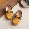 Zapatos de Cuero sin Cordones para Niños Primavera 2026 Zapatos para Bebés de 1-3 Años Mocasines para Niños Pequeños Zapatos Negros de Rendimiento Zapatos Blancos