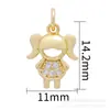 Fábrica de Origen Joyería Microincrustada Accesorios de Joyería Accesorios de Cobre Microincrustados Serie Multielemento Niños y Niñas Colgante de Joyería de Cobre Serie