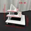 Nuevo Estante Blanco para Mesa de Postres Madera Acrílico Blanco Soporte de Exhibición para Mesa de Postres Decoración de Mesa