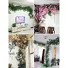 Simulação Árvore Cipó Folhas Galhos Folhas Artificiais Cipós Plantas de Parede Decoração de Interior Planta Verde Grande Parede de Plantas Cipós de Folha Verde