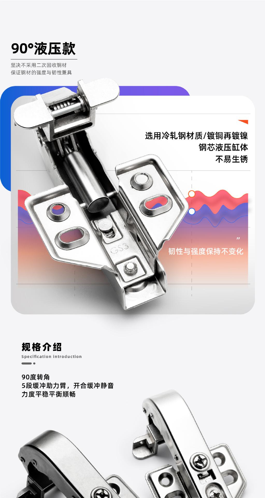 165°-90°铝框铰链-0