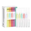 Pluma Aplicadora de Aceite Natural para Cutícula Transfronteriza, Pluma de Aceite para Cuidado de Uñas, Pluma de Aceite Nutritivo para Uñas, Aceite Líquido para Bordes de los Dedos, Gel para Cuidado de Uñas