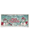 Cortina de Puerta de Garaje de Invierno y Navidad de Amazon Transfronteriza Tela de Fondo para Fiesta Festiva Banderín de Puerta Tela Colgante