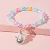 Pulseras de cuentas transfronterizas para niños, Pulseras para niñas pequeñas, Pequeños accesorios exquisitos, Accesorios personalizados estilo princesa de colores macarrón
