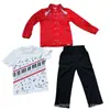 El Camino Hacia el Estatus de Superestrella: Disfraz de Escenario de Michael Jackson Cosplay Chaqueta Roja de Cuero Atuendo de Cosplay para Role Play