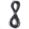 Corda redonda de couro genuíno camada superior de couro corda redonda corda chata cor natural diy artesanato em couro feito à mão materiais acessórios para pulseira joias