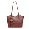 Bolsa Tote Feminina Retrô Tendência 2026 Nova Simples Casual para o Dia a Dia Bolsa de Ombro Feminina Bolsa de Mão Bolsa Feminina