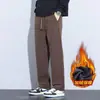 Pantalones Casuales Holgados Versátiles con Cordón Estilo Coreano Juvenil Caída Pierna Recta Versátiles Pantalones con Sudadera Deportiva Ropa para Hombre