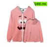 Sudadera con capucha informal con estampado periférico de Bob Esponja, nueva, de Amazon, para hombre y mujer, con cremallera y capucha