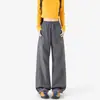 Calça de Softshell à Prova de Três Elementos Dopamine Outdoor com Perna Curva Outono Nova Marca Tendência para Casais Elástica Patchwork Americano Calça Esportiva
