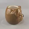 Taza de Café para Perro Pintada a Mano Creativa Taza de Cerámica Taza de Té Cabeza de Animal Taza de Regalo Taza de Cerámica con Cabeza de Perro 3D
