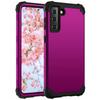 Funda para teléfono Samsung S21 de silicona PC tres en uno resistente a caídas Funda protectora ultra a prueba de golpes S21 Funda tres pruebas