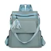 Mochila Versátil de Moda Nueva para Mujer con Borlas, Mochila Ligera para Viajes Diarios de Mujer con Borla de PU Antirrobo y Gran Capacidad