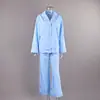 Conjunto de Pijama de Cuadros Rosas de Dos Piezas para Otoño e Invierno 2026 Nuevo Europeo y Americano Conjunto Casual y Cómodo de Patchwork Ropa de Casa para Mujer Venta al por Mayor