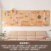 Estrutura de Escalada para Gatos em Madeira Maciça com Placa Perfurada, Casa de Gato Integrada para Apartamentos Pequenos, Montada na Parede, Economiza Espaço, Playground com Plataforma de Salto para Gatos