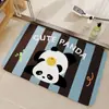 Tapete de Banheiro de Lama Diatomácea com Desenho de Animal, Secagem Rápida, Absorvente de Água, Antiderrapante, Tapete de Pé Absorvente de Água, Tapete de Porta de Banheiro Multiestilo Atacado