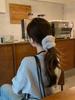 Suave Felpa Imitación Visón Cera Diadema Nube Banda de Goma Lazo para el Cabello de Mujer Cuerda para el Cabello 2023 Nuevo Ambiente de Alta Gama