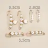 Pantalones Falda Fijos de Cintura Ceñida con Broche de Perla Artefacto de Cintura Ceñida Ropa Cuello Capa Broche Ligero Anti-deslizamiento Joyería