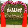 Arco de Flores de Seda Puerta de Flores Completa Puerta de Flores para Boda Evento de Celebración de Apertura de Tienda Nuevo Arco de Flores Soporte para Flores Accesorios de Flores para Boda