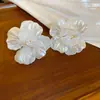 Pendientes Dulces de Pétalos de Flor Acrílicos, Estilo Festivo, Modernos, Versátiles, Elegantes, Pendientes de Gama Alta para Mujer