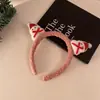 Diadema Especial de Cara de Dibujos Animados para Mujeres 2025 Nueva Diadema de Peluche Presión Cabello Maquillaje Pinza para el Cabello Linda Diadema para el Cabello
